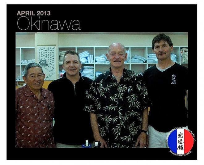 Patrice Pays et Patrick Rault à Okinawa , avril/mai 2013