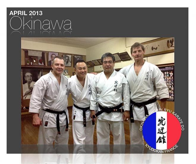 Patrice Pays et Patrick Rault à Okinawa , avril/mai 2013